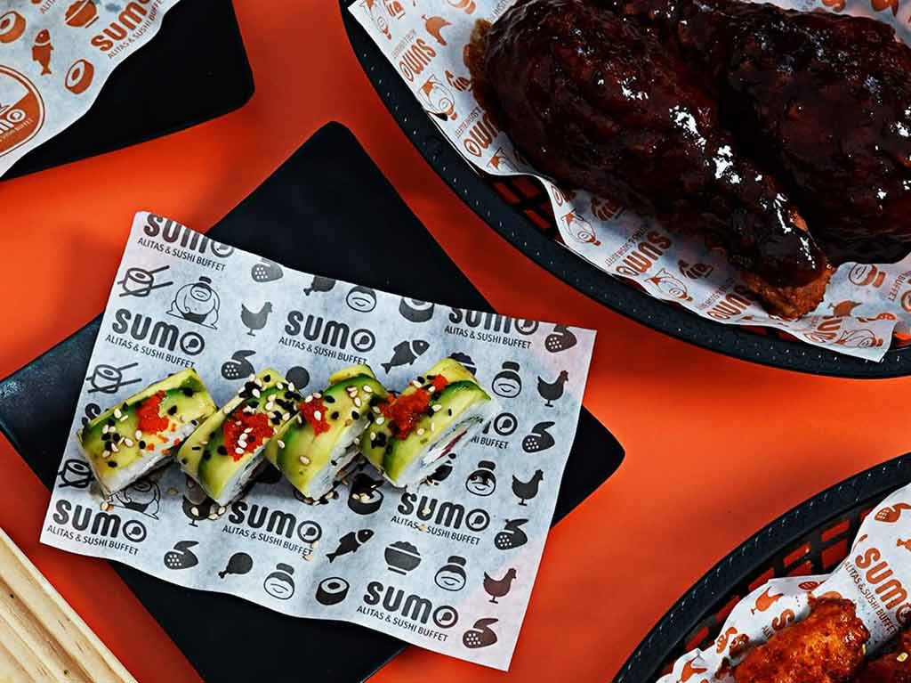 Sumo, Buffet de Sushi y Alitas: come todo lo que puedas por $199